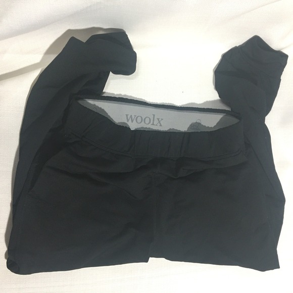 WOOLX Lola All Season Black Merino Wool Blend Jogger Pants Athletic Size S - Picture 4 of 10